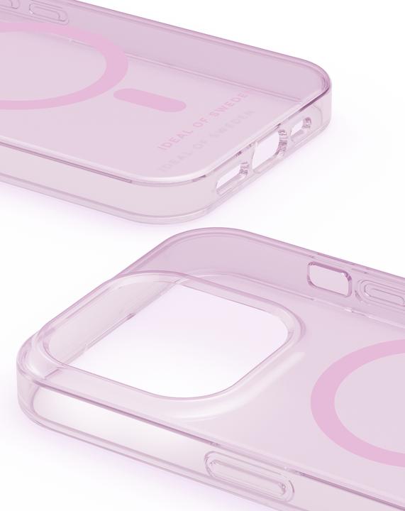 Actual product image iDeal Of Sweden Magsafe Designer Hard-Cover Light Pink clear (Apple iPhone 15 Pro Max)