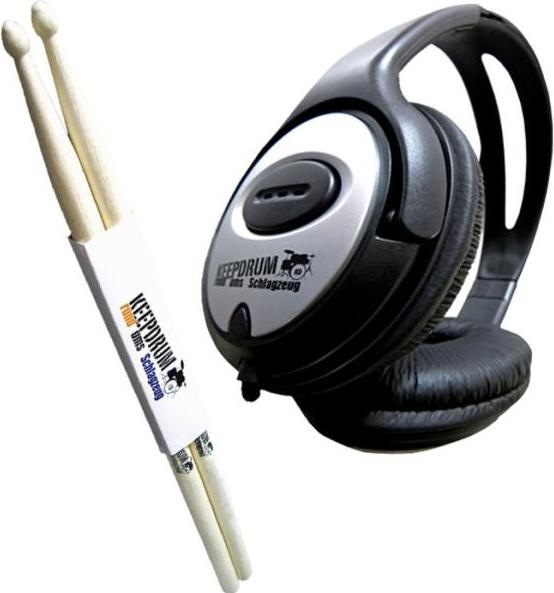 Produktbild Pearl Roadshow Schlagzeug mit Kopfhörer und Sticks (Drum Machine)