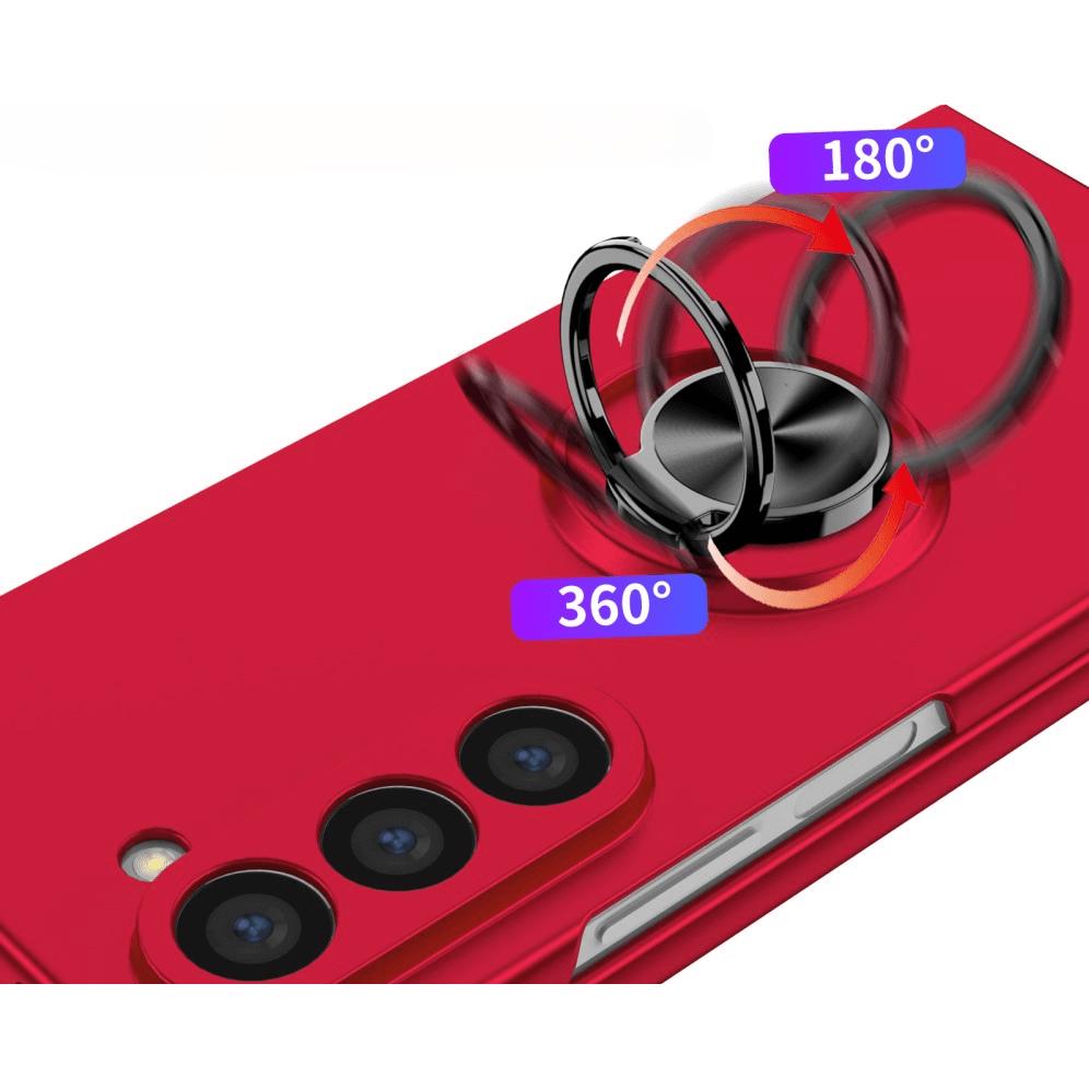 Thumbnail - Cover-Discount Galaxy Z Fold6 - 360-grad Schutzhülle mit Kickstand (Samsung Galaxy Z Fold6), Smartphone Hülle, Rot