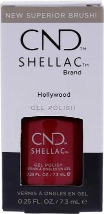 Actual product image CND Shellac - Color Coat Hollywood (Red, UV gel varnish)