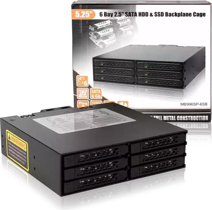 Productafbeelding Icy Dock Mb996sp-6sb (2.5")