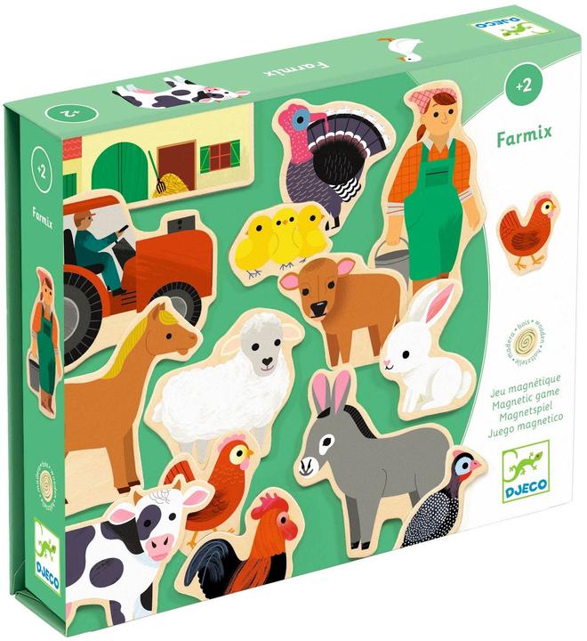 Djeco Magnets Farmix (24 x)