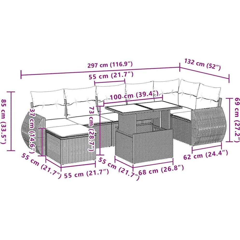 Thumbnail - VidaXL, Gartenlounge, Plakida