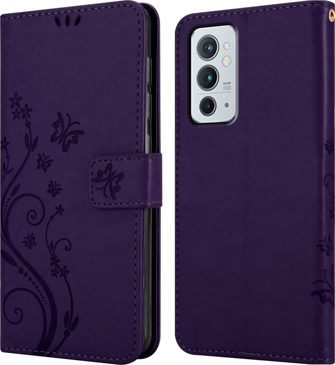 Actual product image Cadorabo Flower Book cover (OnePlus 9RT 5G)