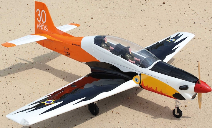 Produktbild Seagull Models SG-Models ) Embraer T-27 Tucano 85" 35-40cc OHNE Einziehfahrwerk (Scale Modell)