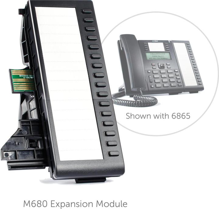 Actual product image Mitel M680i key extension