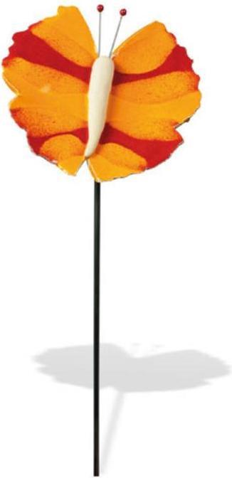 Produktbild Seyko Geschenke 070106 - Keramikschmetterling Art Galerie "Josi von Flatterhausen", rot-orange, 15/50 cm (50 cm)