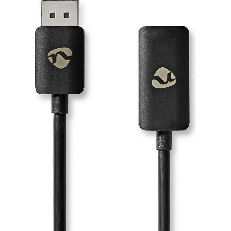 Nedis Displayport-Adapter DisplayPort Stecker HDMI™ Ausgang 8K@30Hz Vernickelt Gerade 0. (0.20 m, DisplayPort), Video Ka...