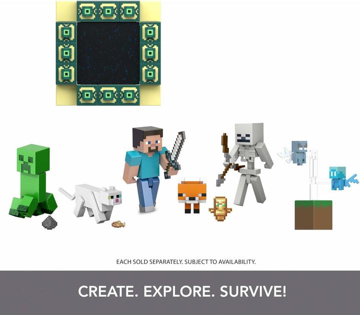 Actual product image Minecraft Craft-A-Block figure (assorted - 1 piece)