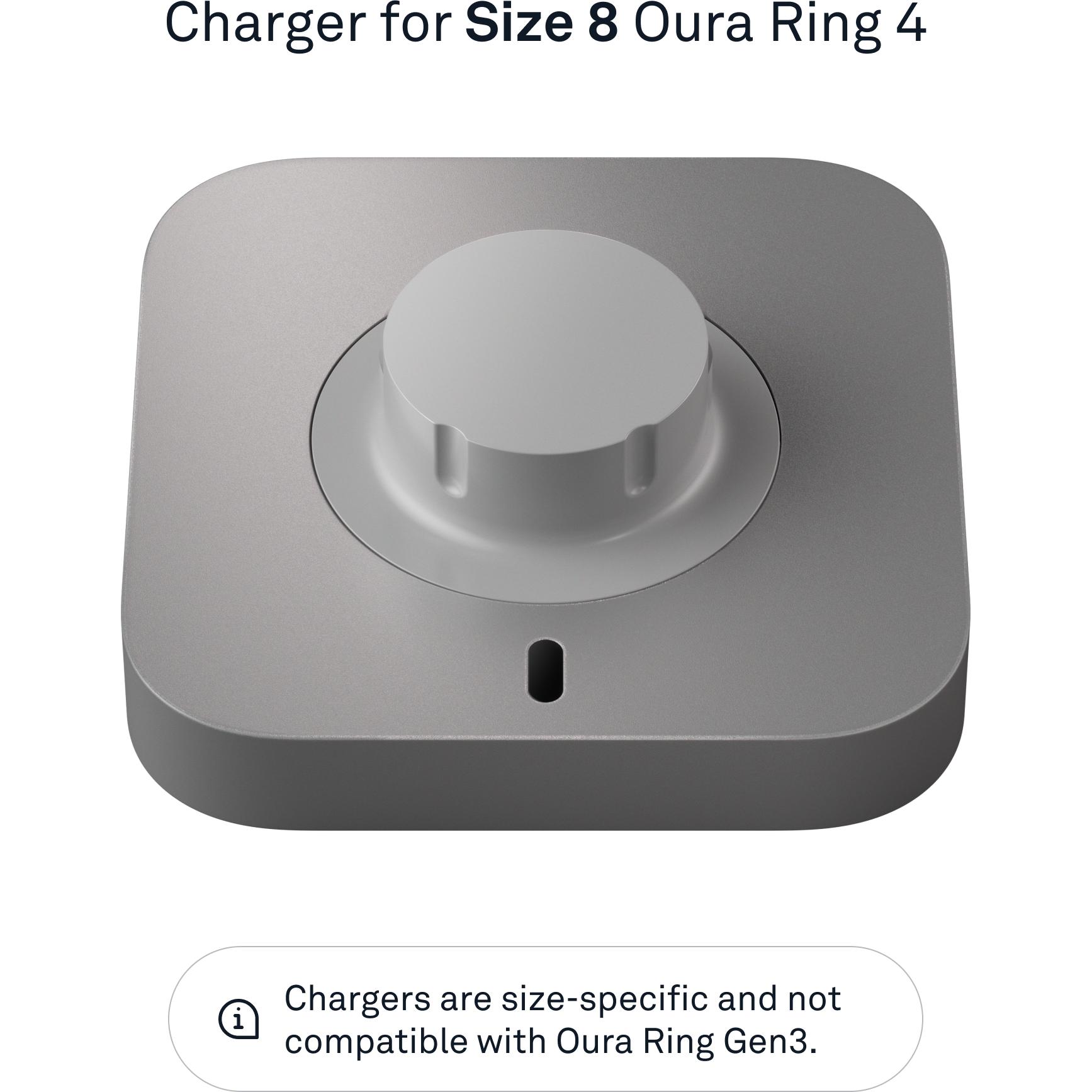 Thumbnail - Oura Ring 4 Charger, Smart Ring Zubehör, Grau