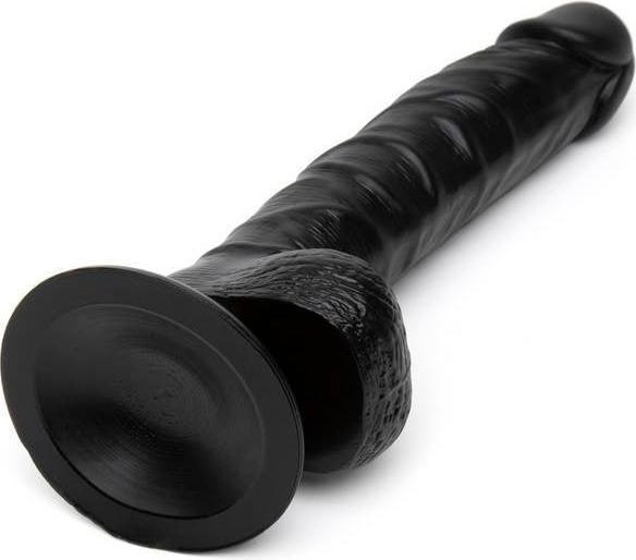 Actual product image Lovehoney Classic Realistic Dildo 8 Inch Black