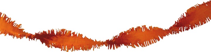 Produktbild Folat Orange Krepp-Papier Girlande 6m