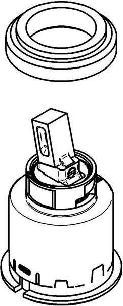 Actual product image Grohe EICHELBERG ceramic cartridge ECOM