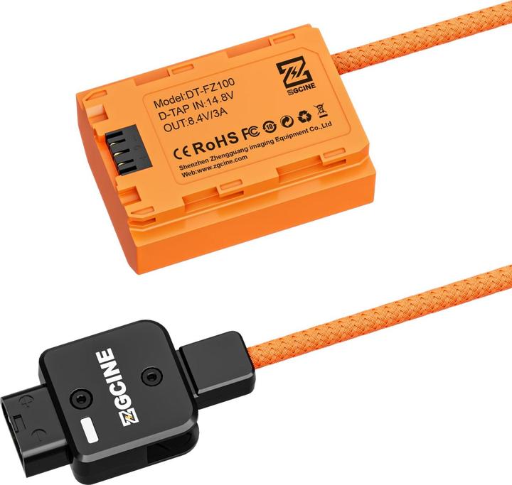 Produktbild ZGCine D-Tap To NP-FZ100 Dummy Battery Cable (DT-FZ100) (27DTFZ10000000)