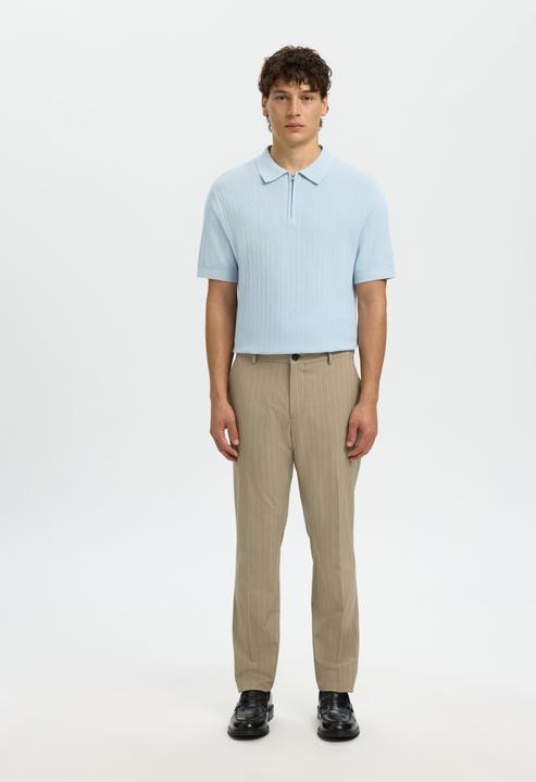 Produktbild Selected Slhcran Ss Knit Structure Zip Polo Noos (M)