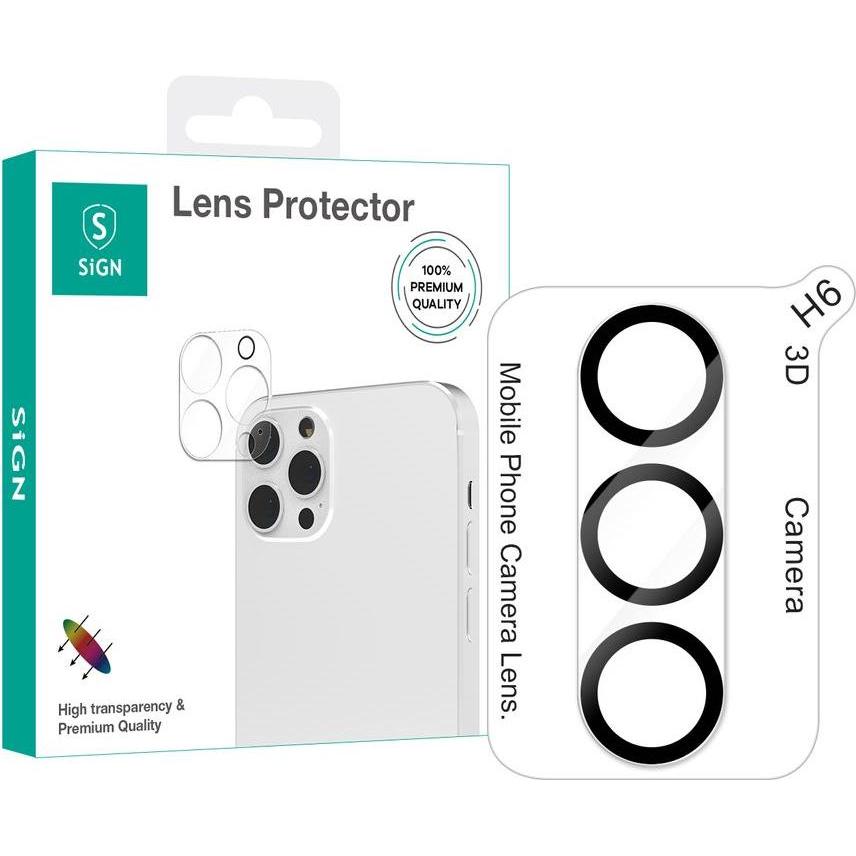 SIGN Tempered Glass Lens Protector for Samsung Galaxy S25 FE (Samsung Galaxy S25 FE), Pellicola protettiva smartphone, Trasparente