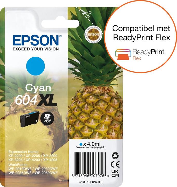 Actual product image Epson 604XL (C)