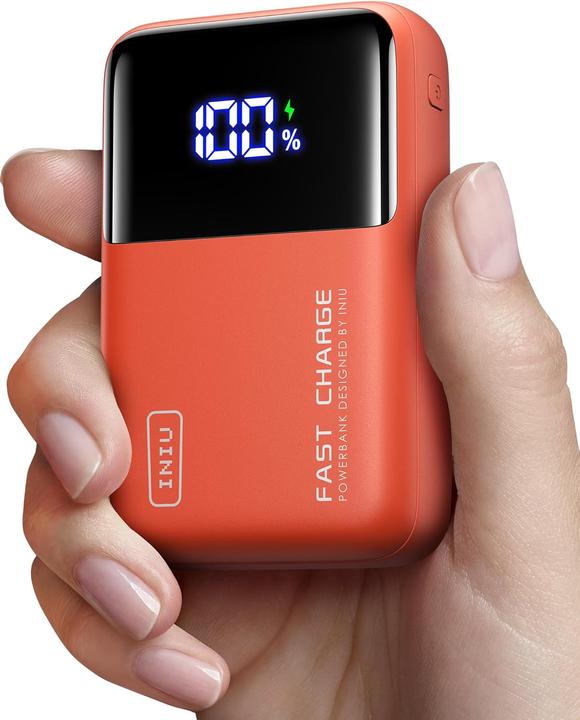 INIU Powerbank mit Schnellladefunktion (25000 mAh, 100 W)