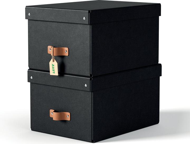 Leitz Archivbox Puro Recyclingkarton Mittel mit Deckel (A4)