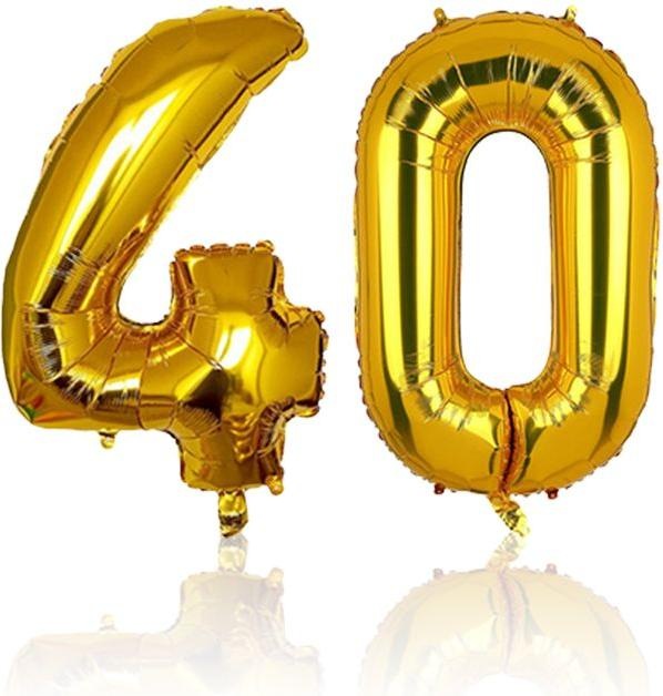 Hermex 40 Balloon Foil Balloon Birthday Party Balloon Number Balloon Balloon