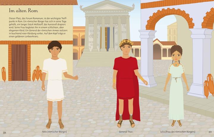 Produktbild Mein grosses Anziehpuppen-Stickerbuch: Reise um die Welt und Modische Reise durch die Zeit