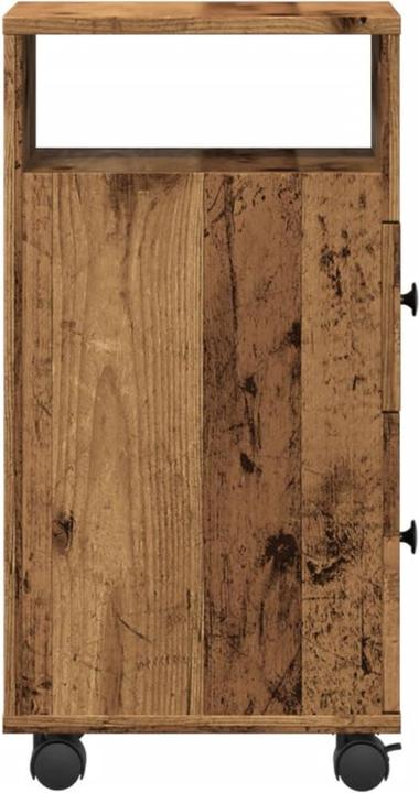 Produktbild vidaXL Badschrank Schmal mit Rollen -Optik