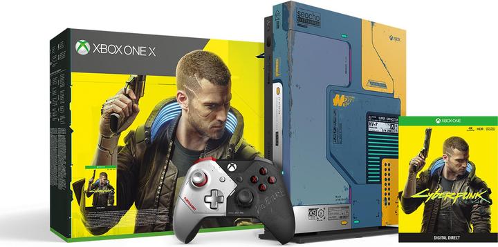 Actual product image Microsoft Xbox One X Cyberpunk 2077 Limited Edition