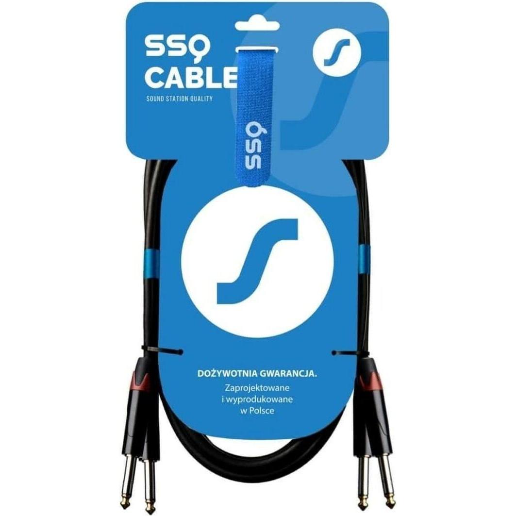 SSQ JMJM3 - 2x Jack mono / 2x Jack mono (3 m) (SS-2105)