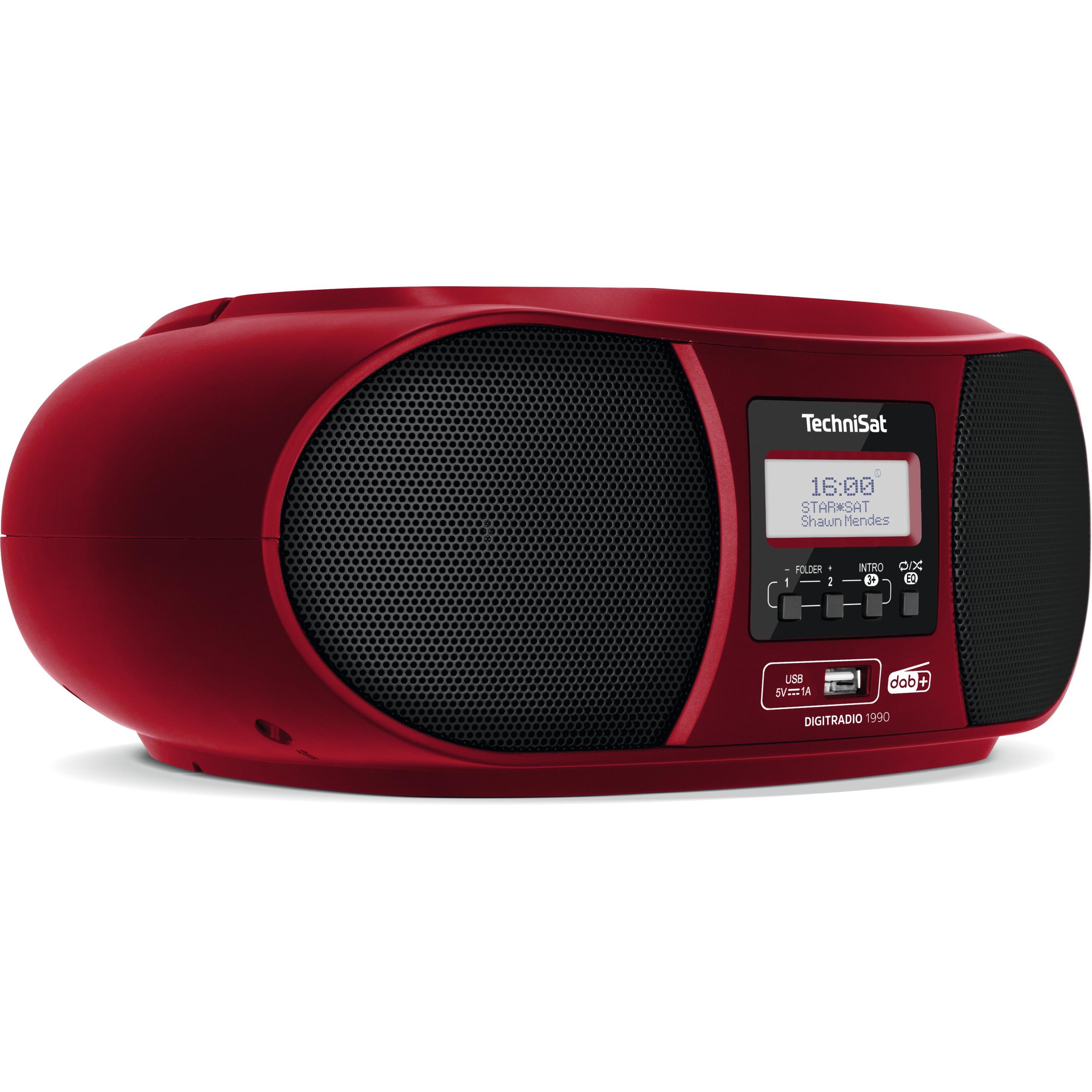 Thumbnail - TechniSat DigitRadio 1990 (DAB+, UKW, Bluetooth), Radio, Rot