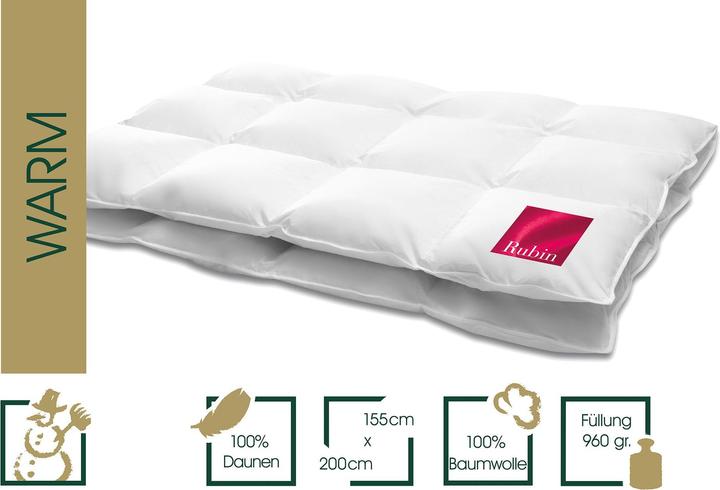Actual product image Hanskruchen Rubin (960 g, 155 x 200 cm)