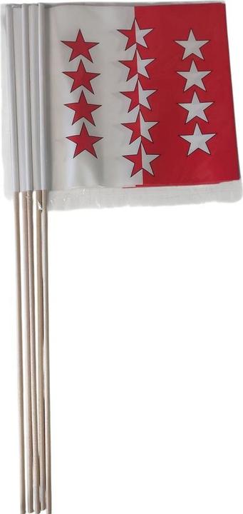 Hauser Drapeaux Valais, 5 pcs. plastique, 20x20 cm