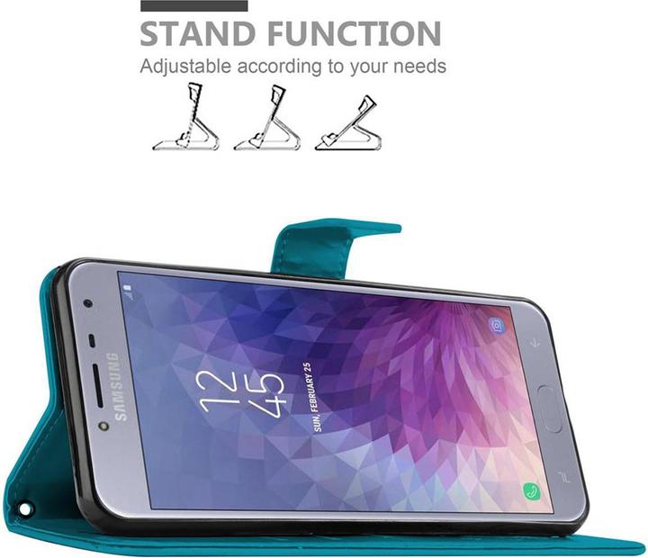 Produktbild Cadorabo Flower Book Cover (Samsung Galaxy J4 (2018))