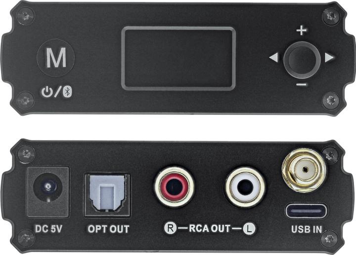 Image du produit InLine Récepteur hi-fi Bluetooth 5.1 & USB DAC, avec LCD (Récepteur)