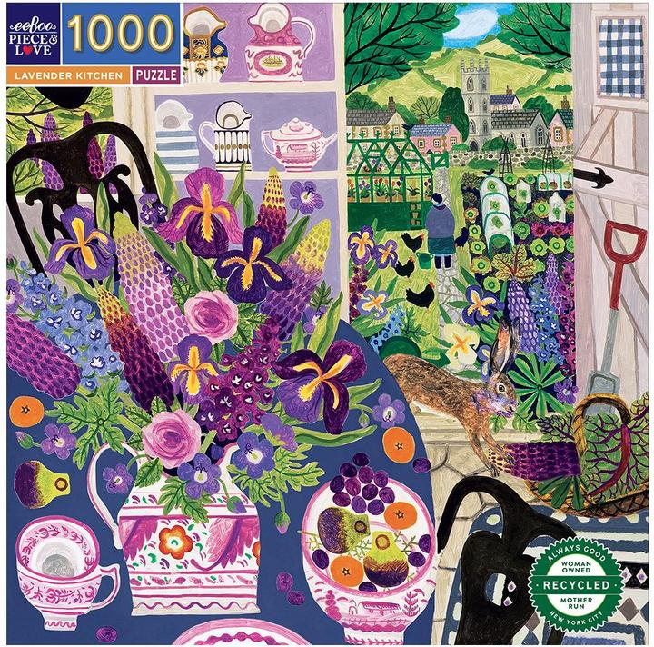 Eeboo Puzzle 1000 pcs - Lavender Kitchen - (EPZTLVK) (1000 Teile)