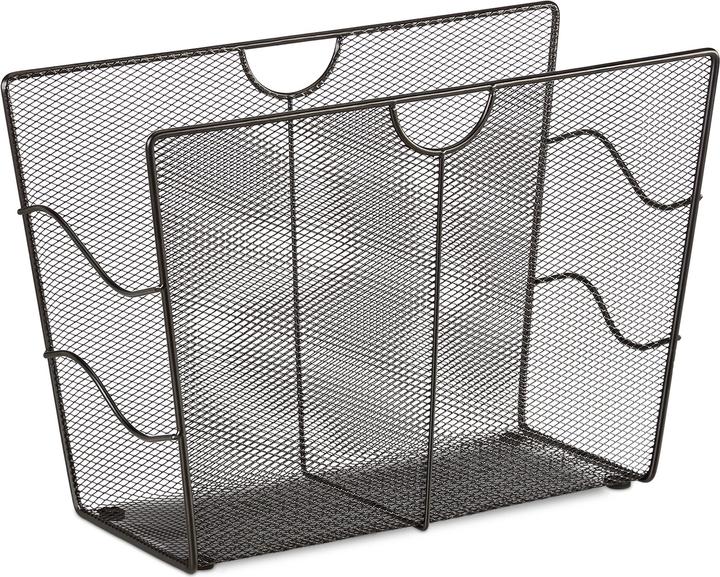 Actual product image Relaxdays Mesh Newspaper Stand (39 x 17 x 27 cm)