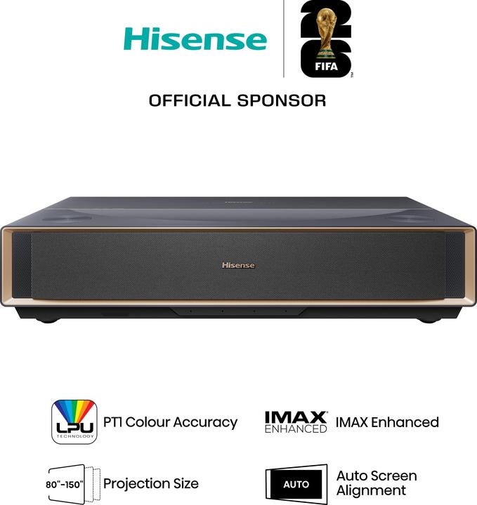 Hisense PT1 (4K, 2500 lm, 0.25:1)