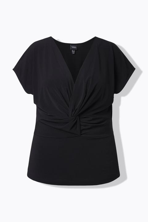 Image du produit Ulla Popken Débardeur à col V et drapé (54)