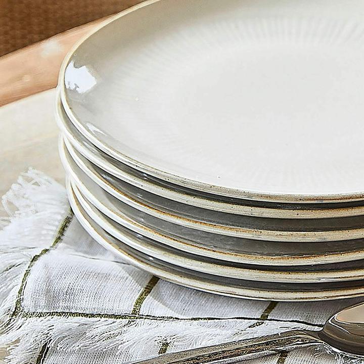 Produktbild Loberon Dessertteller 6er Set Périers beige (6 Stück)