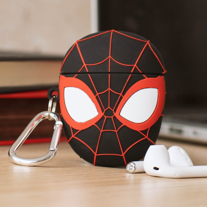 Actual product image 3D AirPods Case Miles Morales (Headphone bag)