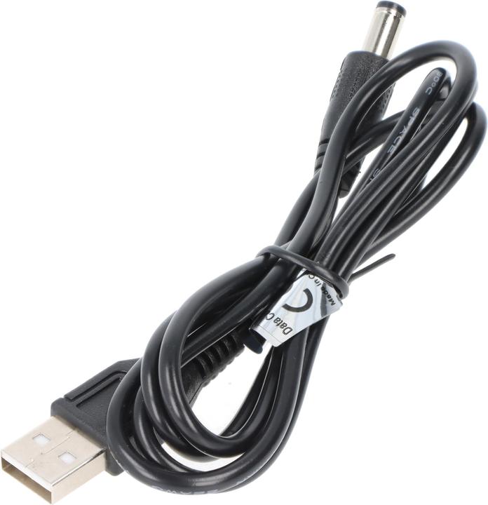 Image du produit AccuCell Universal USB Ladekabel mit DC-Stecker 5,5x2,1mm und Adaptern (1 m, 10 W)