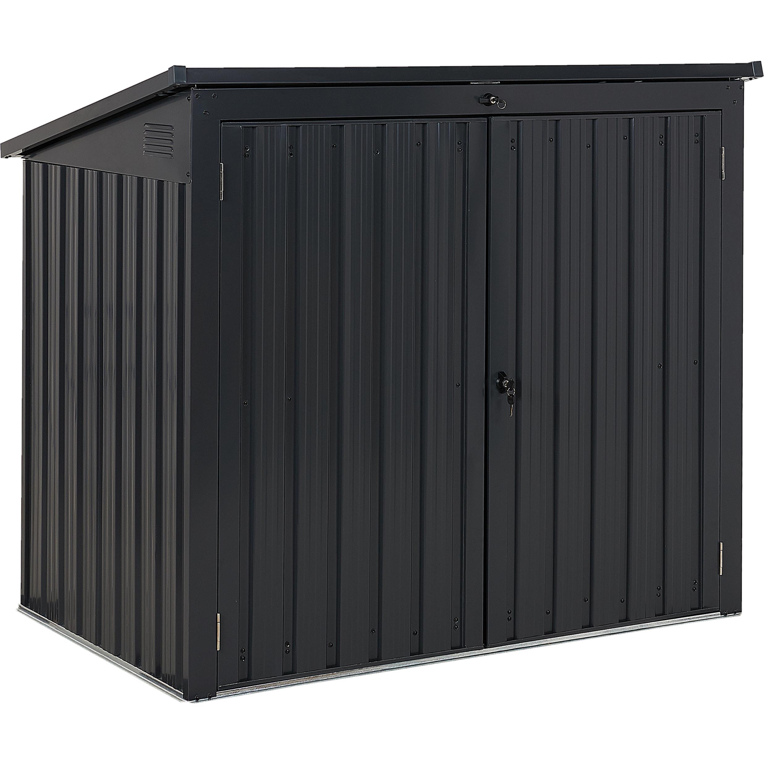 Beliani, Gartenhaus + Gartenschrank, Moena