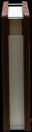 Actual product image Dog Mate 2-way locking dog flap, XL, brown (Manual cat flap)