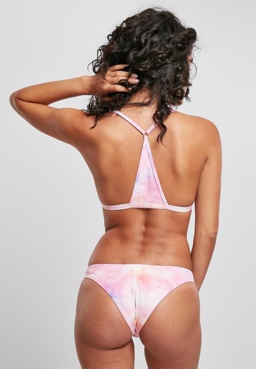 Actual product image Urban Classics Ladies Tie Dye Triangle Back Bikini - 15629 (XL)