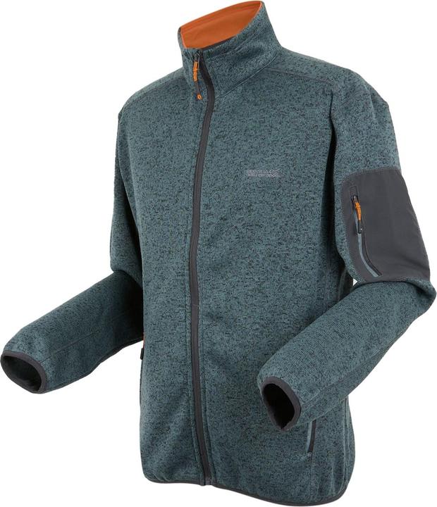 Actual product image Regatta Mens Newhill Marl Full Zip Fleece Jacket (M)