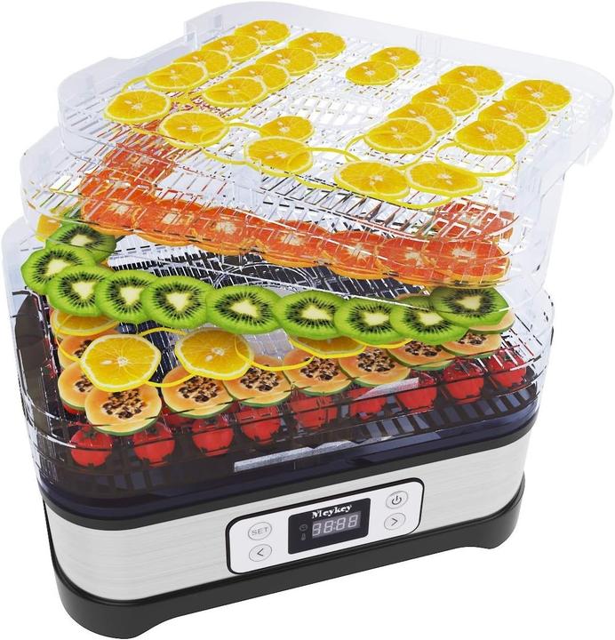 Actual product image Meykey Food Dehydrator with Timer, Temperature Settings, LED Display, 8 Adjustable Trays