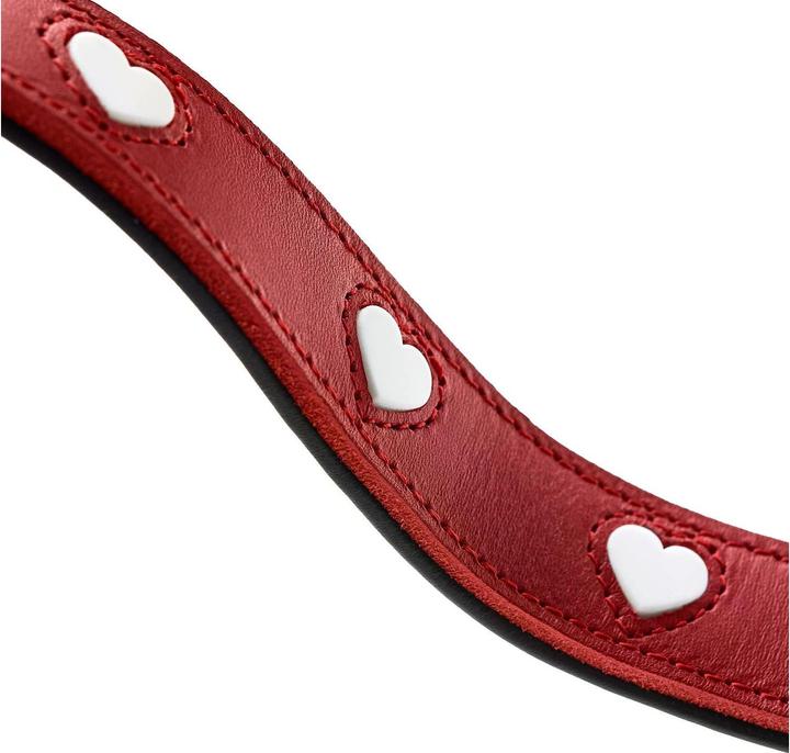Actual product image Hunter Adjustable Love lead, 13/200, red/black, width: 1.3 (Dog, Walks)