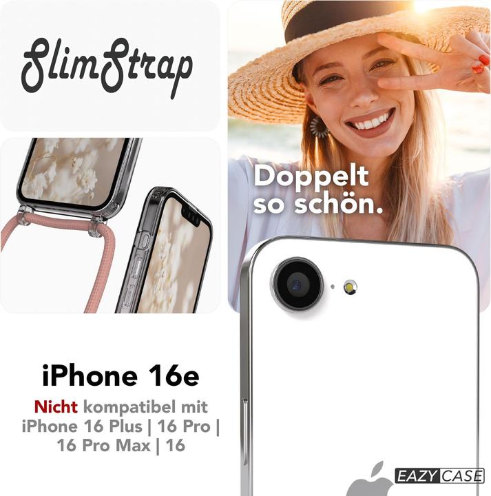 Produktbild EAZY CASE MagSafe Handykette Clear für Apple iPhone 16e