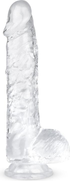 Actual product image Easytoys Jelly Dildo with Balls - 15 cm