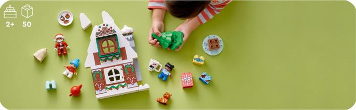 Actual product image LEGO Gingerbread House with Father Christmas (10976)