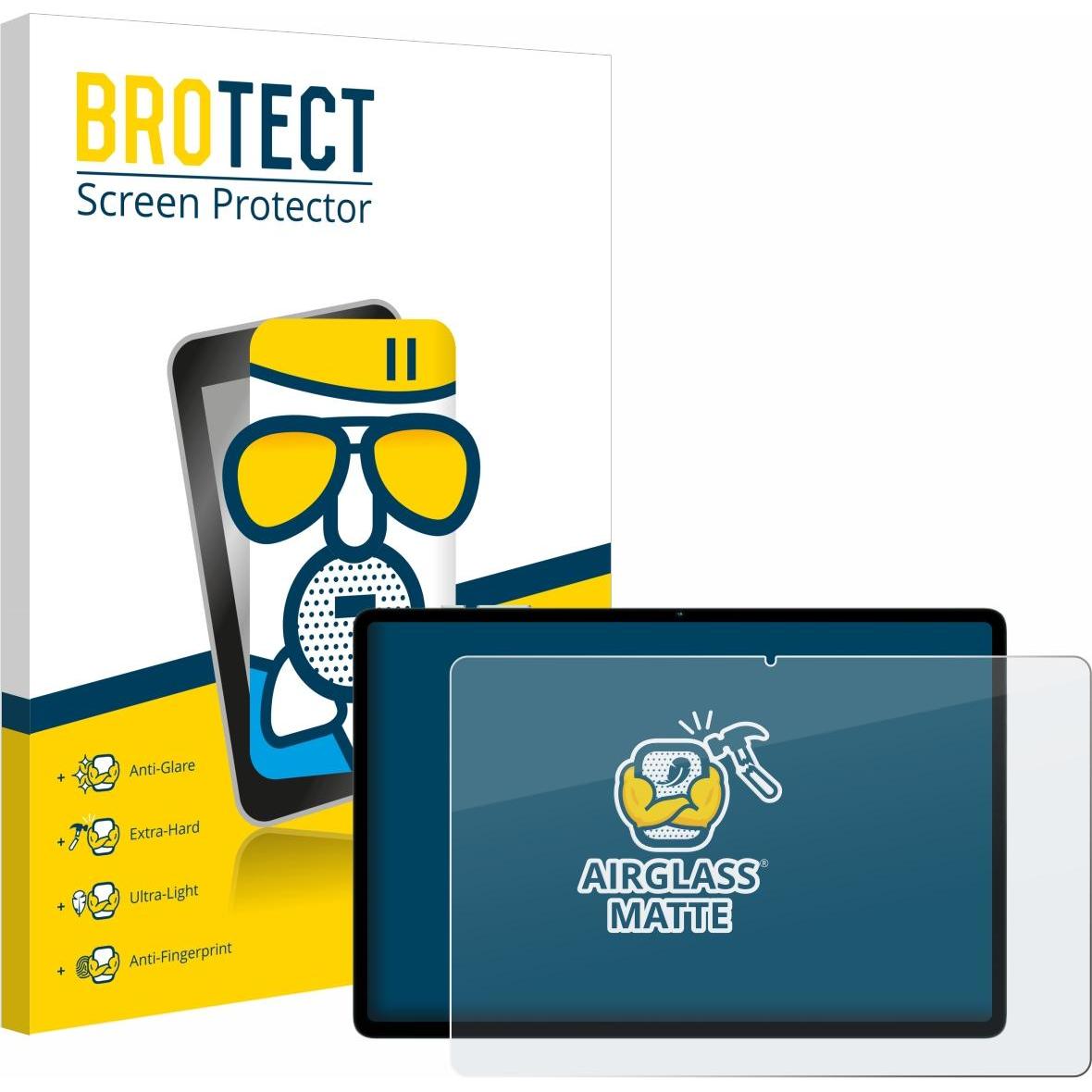 BROTECT AirGlass Panzerglasfolie Matt (1 Stück, M50), Tablet Schutzfolie